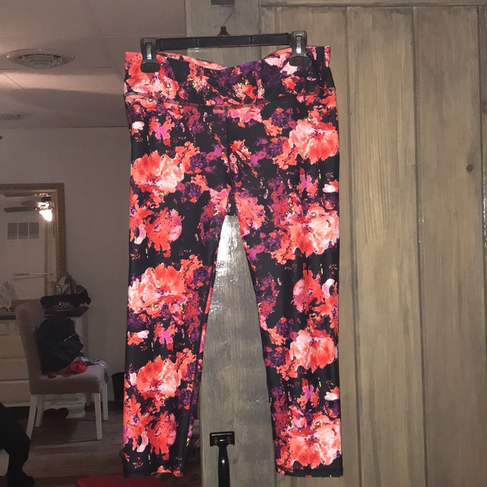 Fabletics Floral Athletic Capri